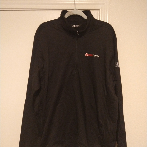The North Face Black Quarter Zip Pullover Men's sz XXL - Picture 3 of 7